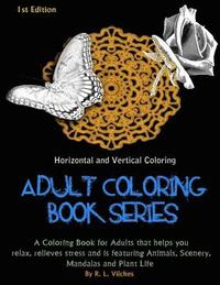 bokomslag Horizontal and Vertical Coloring: Adult Coloring Book Series