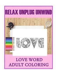 Love Word Adult Coloring 1