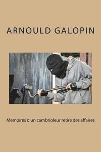 bokomslag Memoires d'un cambrioleur retire des affaires