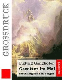 bokomslag Gewitter im Mai (Großdruck): Erzählung aus den Bergen