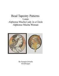 Bead Tapestry Patterns Loom Alphonse Mucha Lady In a Circle and Woman 1
