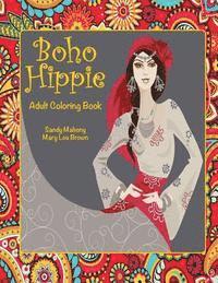 bokomslag Boho Hippie Adult Coloring Book