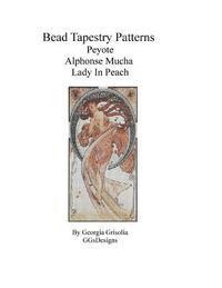 Bead Tapestry Patterns Peyote Alphonse Mucha Lady in Peach 1