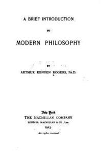 A Brief Introduction to Modern Philosophy 1