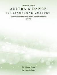 bokomslag Anitra's Dance for Saxophone Quartet (SATB): Score & Parts