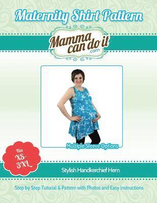 Maternity Shirt Pattern Handkerchief Hem 1