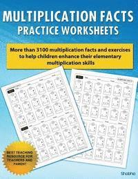 Multiplication Facts Math Worksheet Practice Arithmetic Workbook With Answers