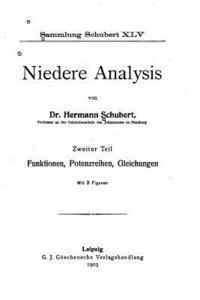 bokomslag Niedere analysis