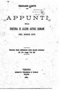 bokomslag Appunti sulla fortuna di alcuni autori romani