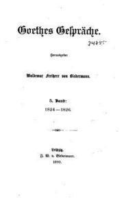 bokomslag Goethes Gespräche