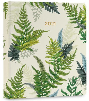 bokomslag GREENERY WOODLAND FERNS 2021 WEEKLY PLAN