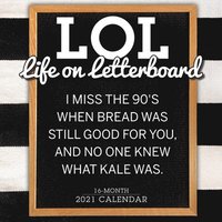 bokomslag Lol Life On Letterboard 2021 Calendar