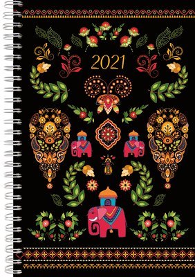 bokomslag Designer Elephant 2021 Planner