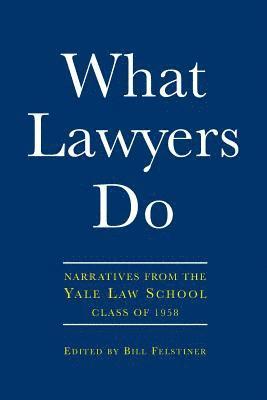 bokomslag What Lawyers Do