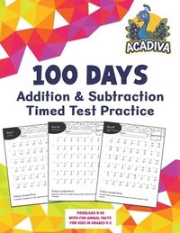 bokomslag 100 Days of Addition and Subtraction Timed Test Practice (0-20)