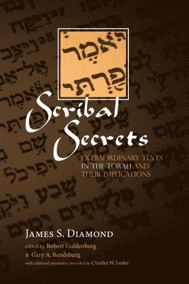 James S Diamond, Robert Goldenberg, Gary A Rendsburg - Scribal Secrets, Inbunden