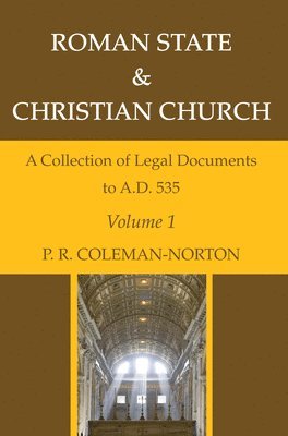 Roman State & Christian Church Volume 1 1