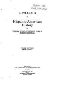 bokomslag A Syllabus of Hispanic-American History
