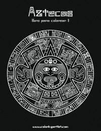 bokomslag Aztecas libro para colorear 1