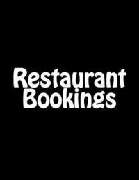 bokomslag Restaurant Bookings