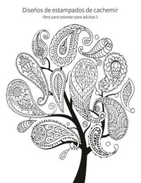 bokomslag Diseños de estampados de cachemir libro para colorear para adultos 1