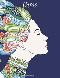 bokomslag Caras libro para colorear para adultos 1