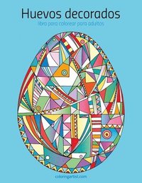 bokomslag Huevos decorados libro para colorear para adultos 1