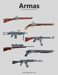 bokomslag Armas libro para colorear para adultos 1 & 2
