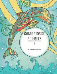 bokomslag Garabatos de animales libro para colorear para adultos 3