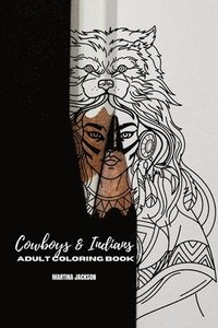 bokomslag Adult Coloring Book Cowboys & Indians 6x9