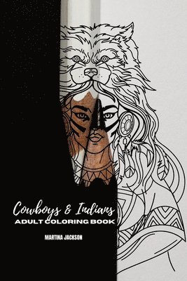 Adult Coloring Book Cowboys & Indians 6x9 1