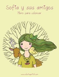 bokomslag Sofía y sus amigos libro para colorear 1