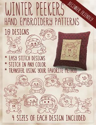 bokomslag Winter Peekers Hand Embroidery Patterns