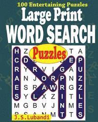 bokomslag Large Print WORD SEARCH Puzzles