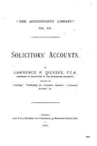 bokomslag Solicitors' accounts