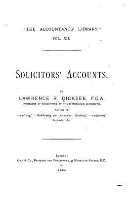 bokomslag Solicitors' accounts