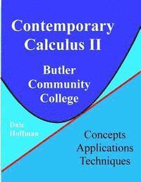 bokomslag Contemporary Calculus II ButlerCC