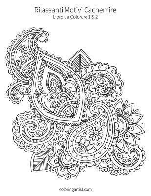 Nick Snels - Rilassanti Motivi Cachemire Libro da Colorare 1 & 2, Häftad