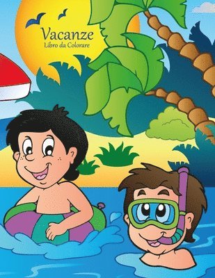 bokomslag Vacanze Libro da Colorare 1