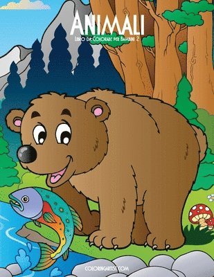 bokomslag Animali Libro da Colorare per Bambini 2