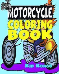 bokomslag Motorcycle Coloring Book