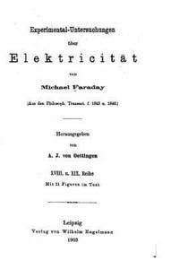 bokomslag Experimental-untersuchungen über Elektricität