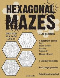 bokomslag Hexagonal Mazes: 100 brain-teasing mazes in 4 different sizes