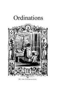 Ordinations 1