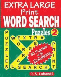 J. S. Lubandi - EXTRA LARGE Print WORD SEARCH Puzzles, Häftad