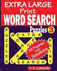 bokomslag EXTRA LARGE Print WORD SEARCH Puzzles