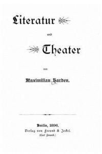 Maximilian Harden - Literatur und Theater, Häftad