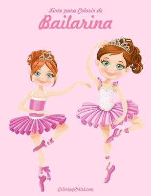 bokomslag Livro para Colorir de Bailarina 1