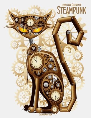 bokomslag Livro para Colorir de Steampunk 1 & 2