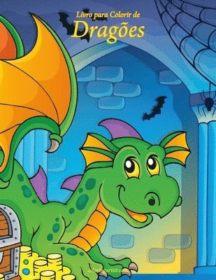 bokomslag Livro para Colorir de Dragões 1
